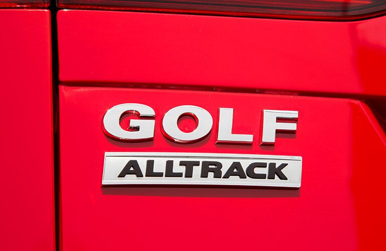 2017 VW Golf Alltrack Label