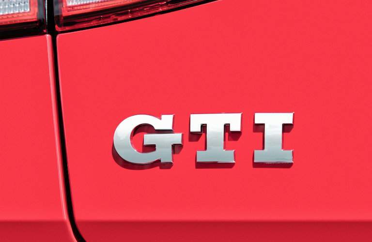 2018 Volkswagen Golf GTI back logo