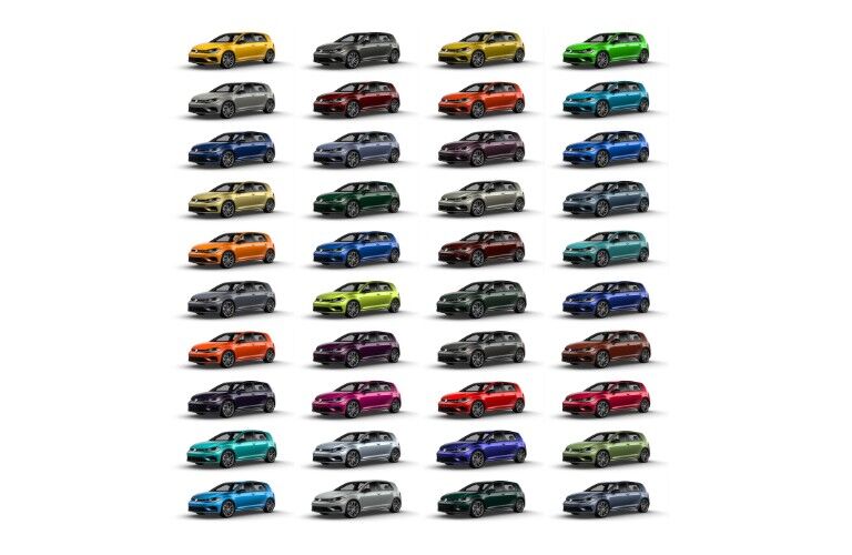 2019 Volkswagen Golf R VW Spektrum Program of Custom Color Options
