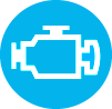 Light Blue Engine Icon