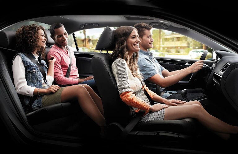 front and rear seat legroom in the 2016 vw jetta