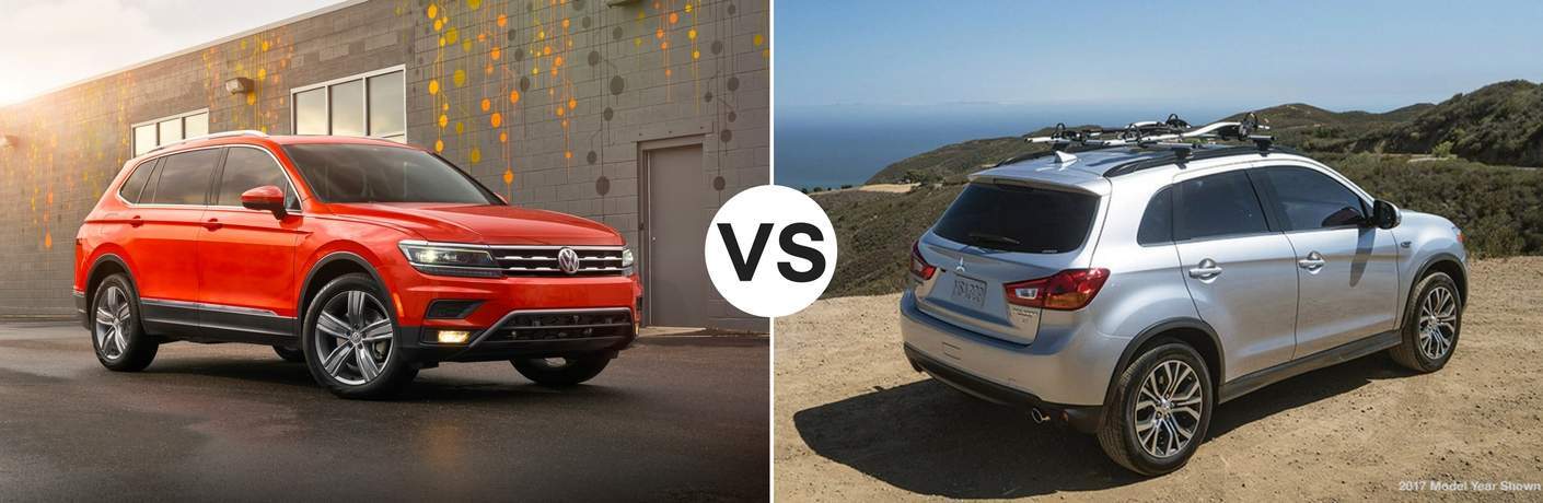 2018 Mitsubishi Outlander Sport vs. 2018 Volkswagen Tiguan Summit NJ
