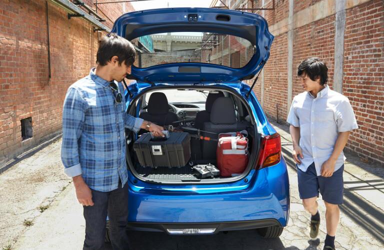 2016 Toyota Yaris storage