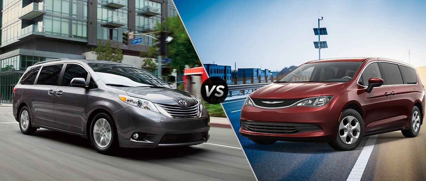 2016 Toyota Sienna vs 2017 Chrysler Pacifica