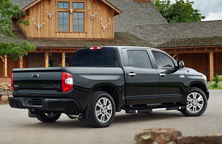 Toyota Tundra Side and Rear End View