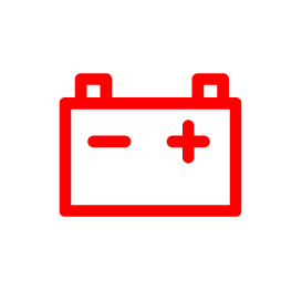Red battery icon