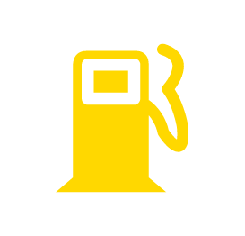 Yellow gas pump