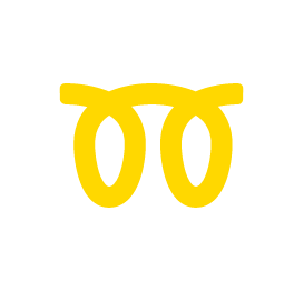 Yellow squiggle or spring