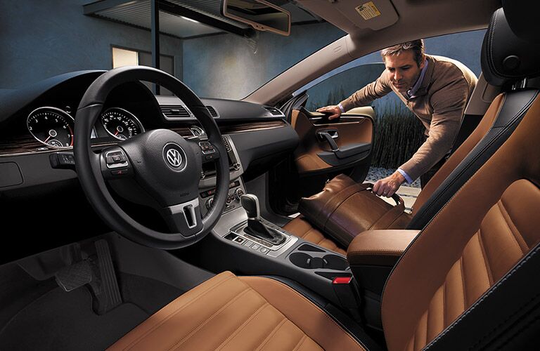 Volkswagen CC brown leather Interior