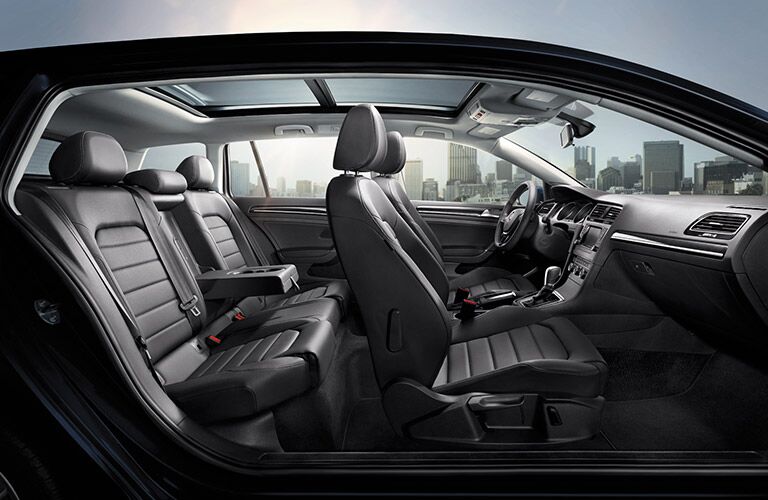 2017 Volkswagen Golf SportWagen Rear Seat passenger Space