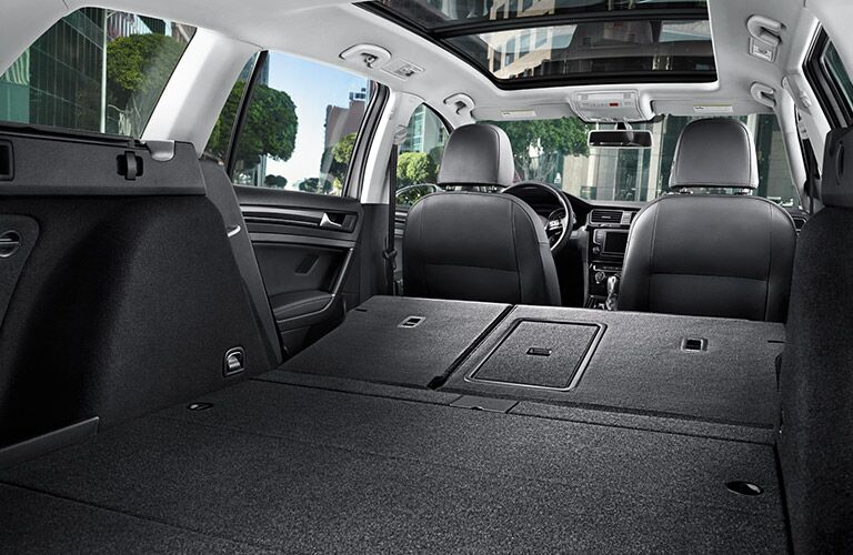 2016 Volkswagen GOlf SportWagen rear Cargo spacw