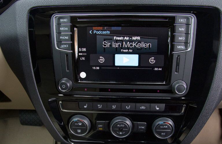 2016 Volkswagen Jetta MIB II Infotainment Software Screen