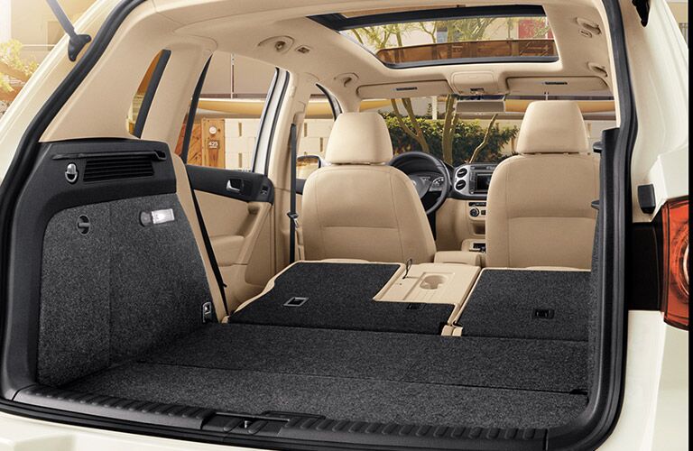2017 Volkswagen Tiguan Folded Rear Seats