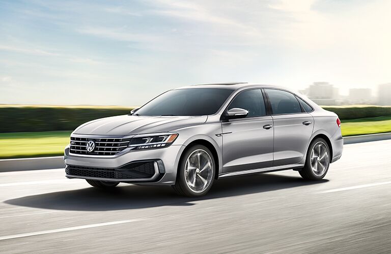 2020 Volkswagen Passat driving on the road