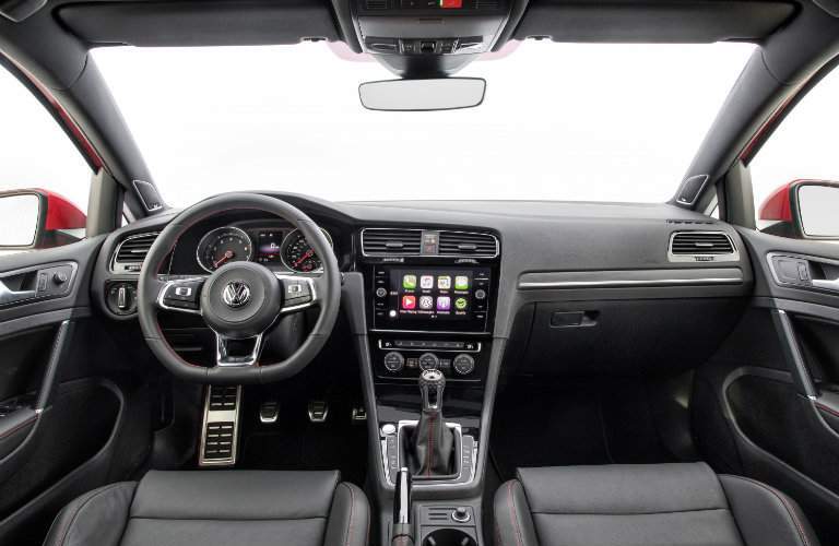 2018 Volkswagen Golf GTI steering, dashboard, transmission