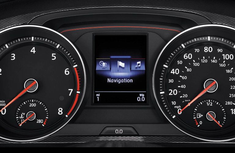 An easy to read gauge cluster makes driving intuitive in the 2015 Volkswagen Golf GTI Springfield MO