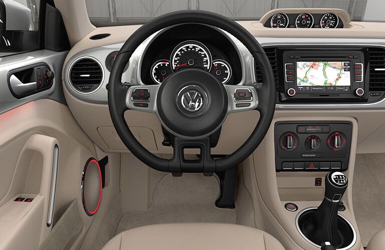 The premium of interior of the 2015 Volkswagen Beetle TDI Springfield MO is just one benefit of getting into a VW.