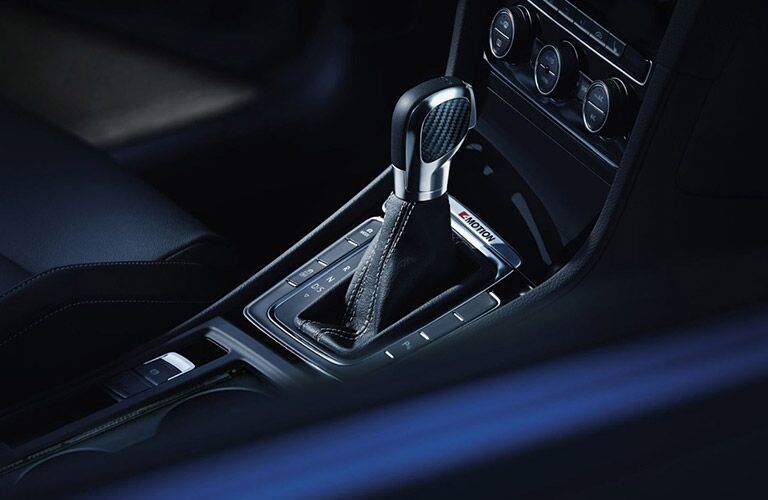 2017 Volkswagen Golf R interior gear shift