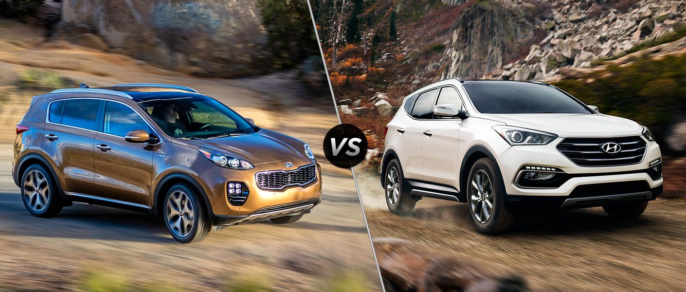 2017 Kia Sportage Vs Hyundai Santa Fe Sport