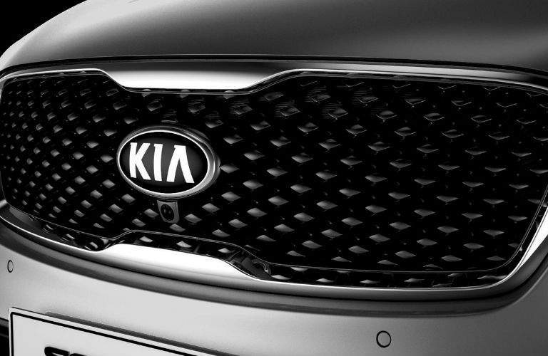 View of Front Grille on the 2017 Kia Sorento