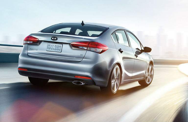 2018 Kia Forte Exterior View of Rear End in Silver