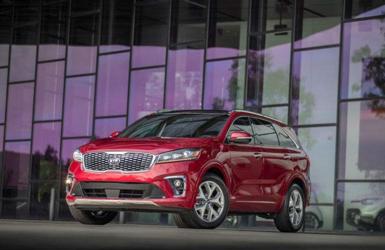 2019 Kia Sorento Exterior View in Red