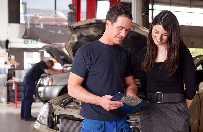 Customer buying parts in Eau Claire, Wisconsin