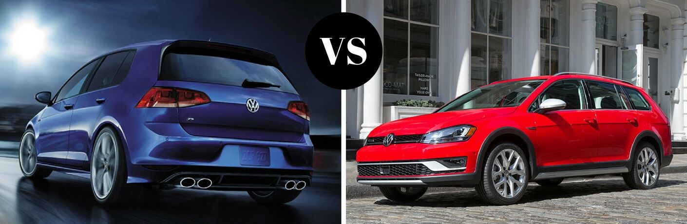 2017 Volkswagen Golf R vs 2017 Volkswagen Golf Alltrack