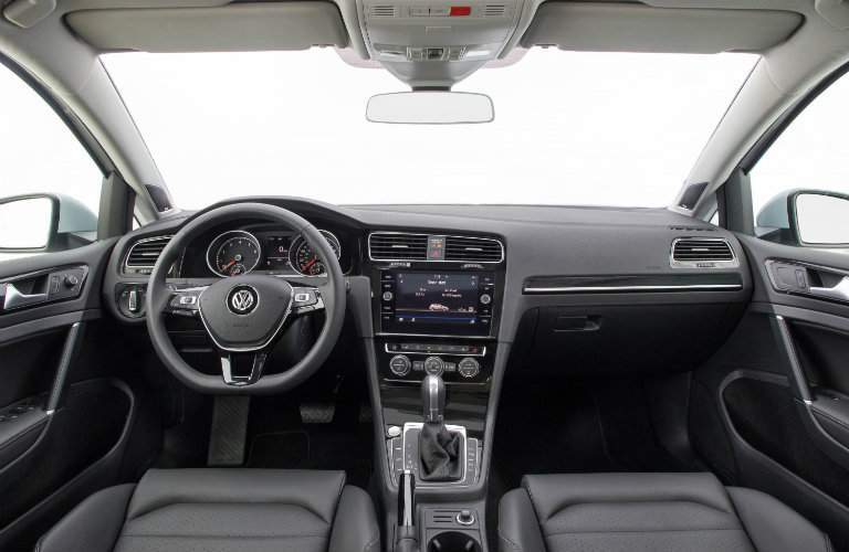 2018 Volkswagen Golf seating, transmission, dashboard