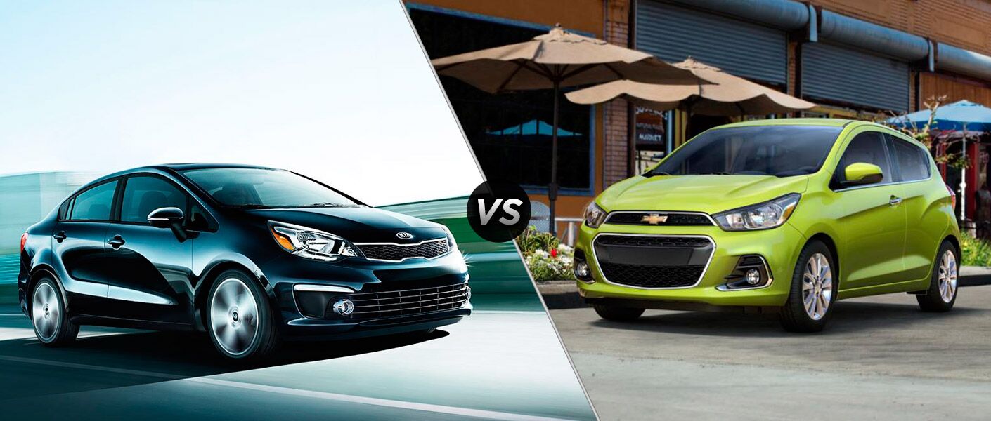 2016 Kia Rio vs 2016 Chevy Spark