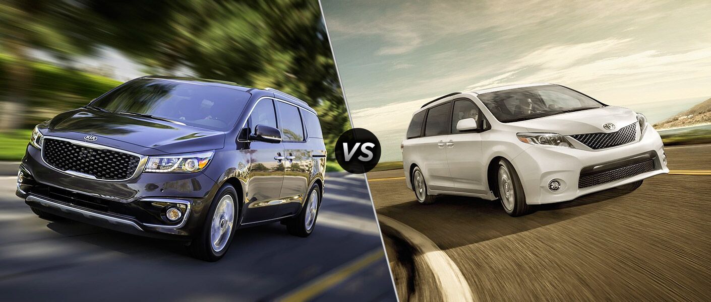 2016 Kia Sedona vs 2016 Toyota Sienna