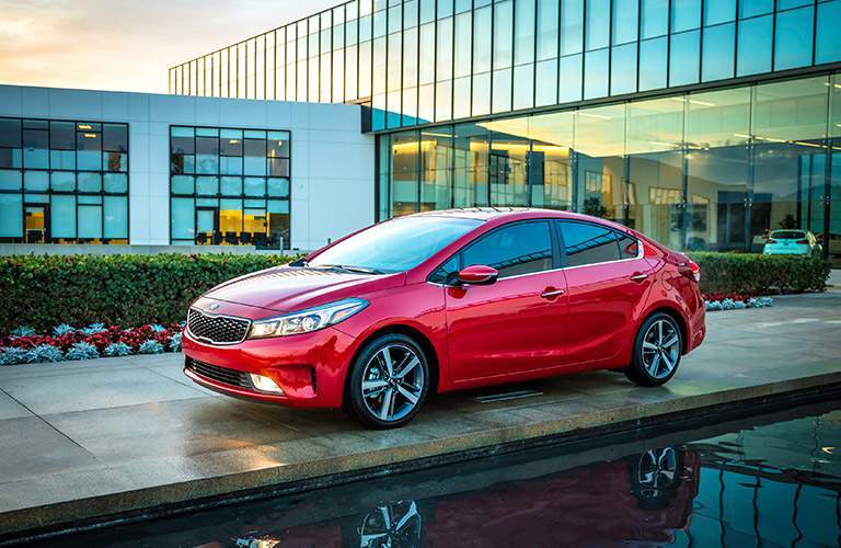 2017 Kia Forte red front side view