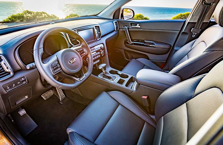 2017 Kia Sportage LX Leather Seats and Steering Wheel