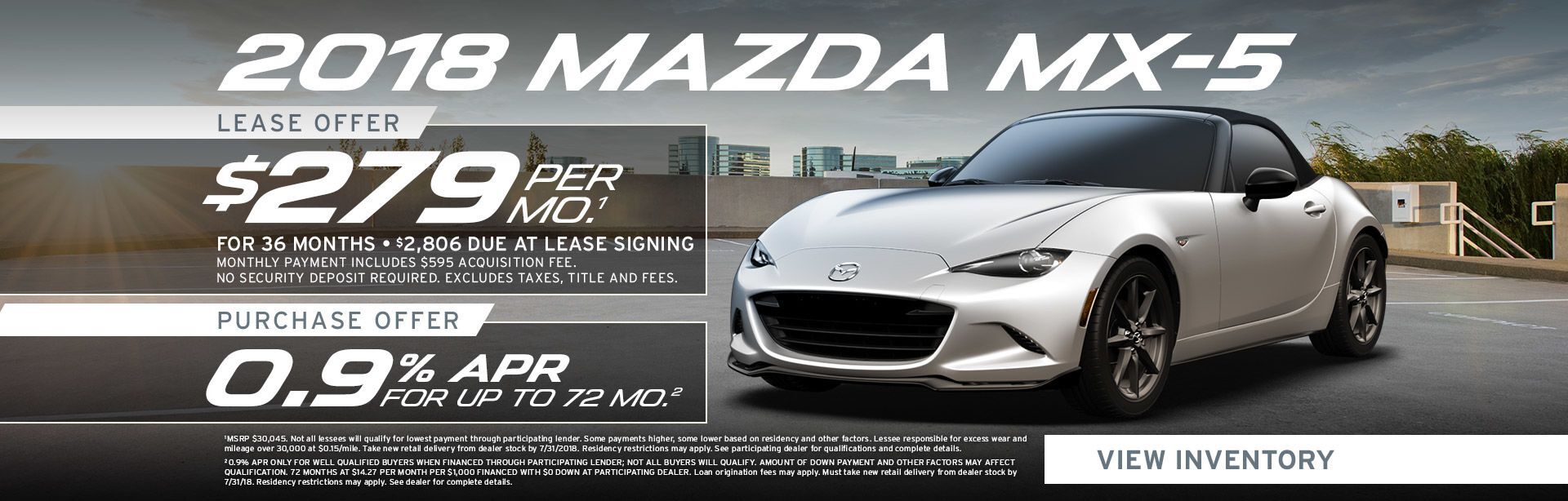 Mazda MX-5 Miata Specials