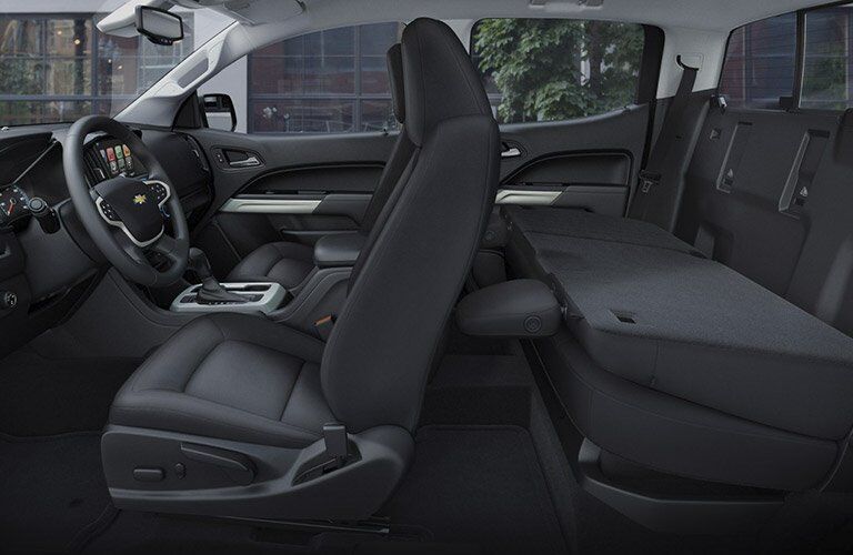 2017 Chevrolet Colorado full interior cargo space