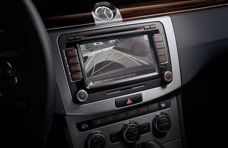 The standard rearview camera found in the 2015 Volkswagen CC Glendale CA brings safety and convenience