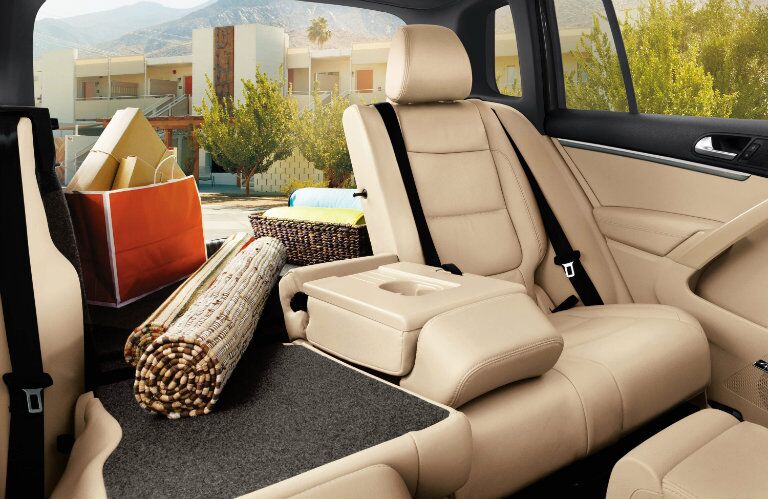 Fold-flat seats give you even more space in the 2015 Volkswagen Tiguan Glendale CA