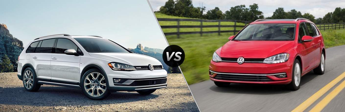 2018 Volkswagen Golf Alltrack vs 2018 Volkswagen Golf SportWagen