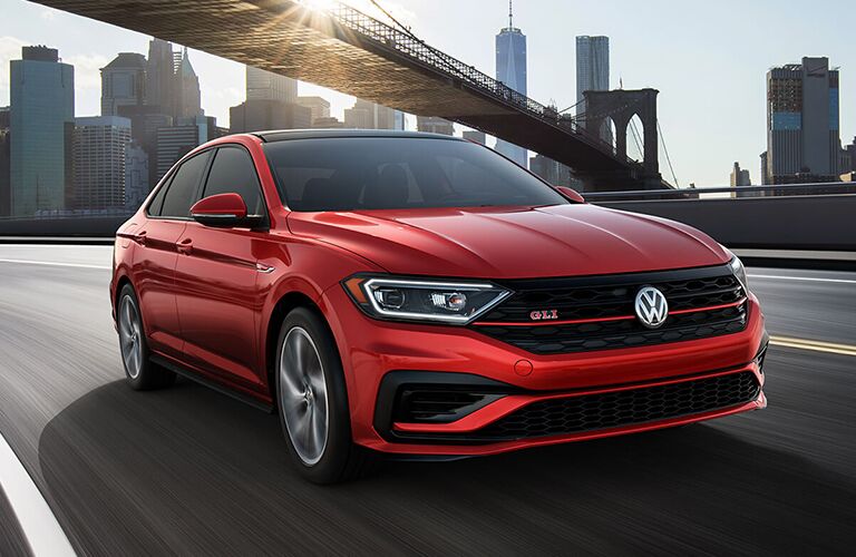 red 2019 Volkswagen Jetta GLI front view