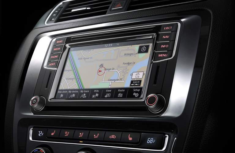 color touchscreen view of 2017 Volkswagen Jetta