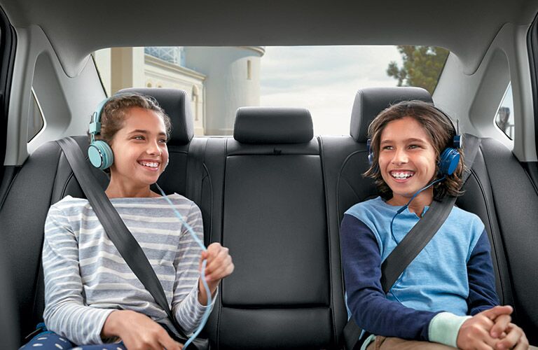 Kids in the backseat
