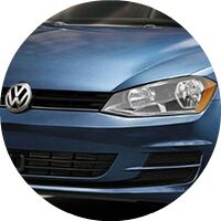2017 Volkswagen Golf hood and grille