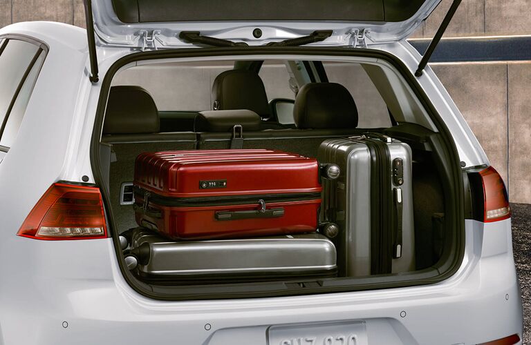 luggage in a 2019 Volkswagen e-Golf