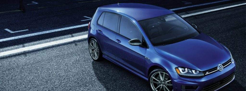 2017 Volkswagen Golf R in parking lot