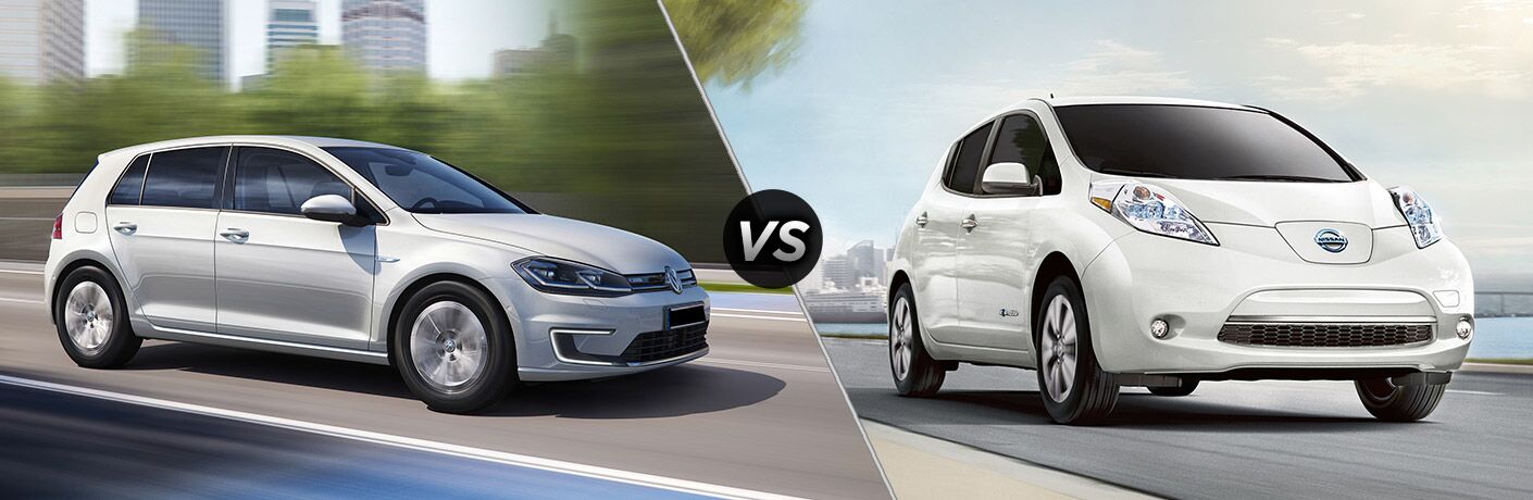 2017 Volkswagen E Golf Vs Nissan Leaf