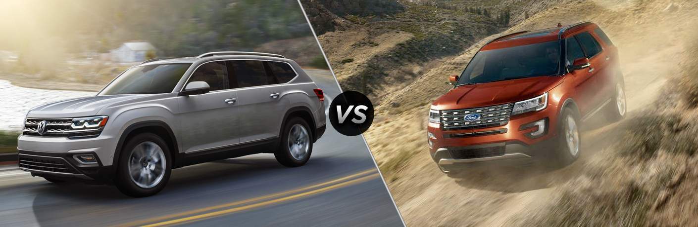 2018 Volkswagen Atlas vs 2017 Ford Explorer