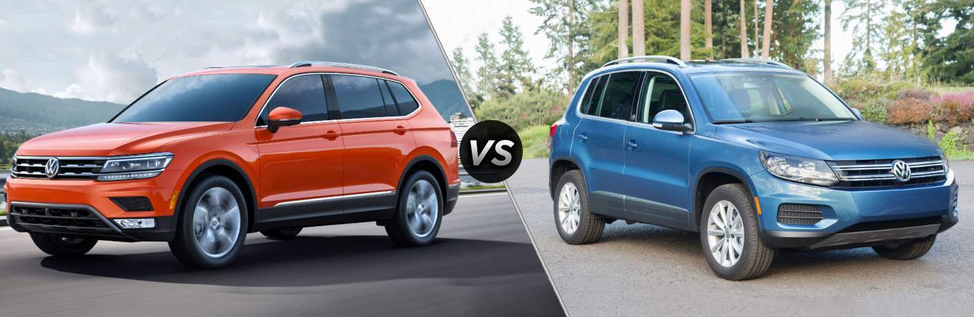 2018 Volkswagen Tiguan Vs 2017