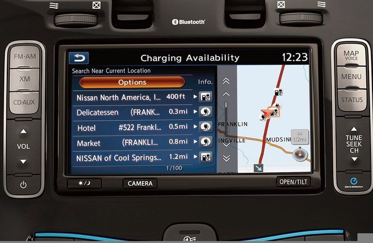 Where can you charge the Nissan Leaf in Sacramento?