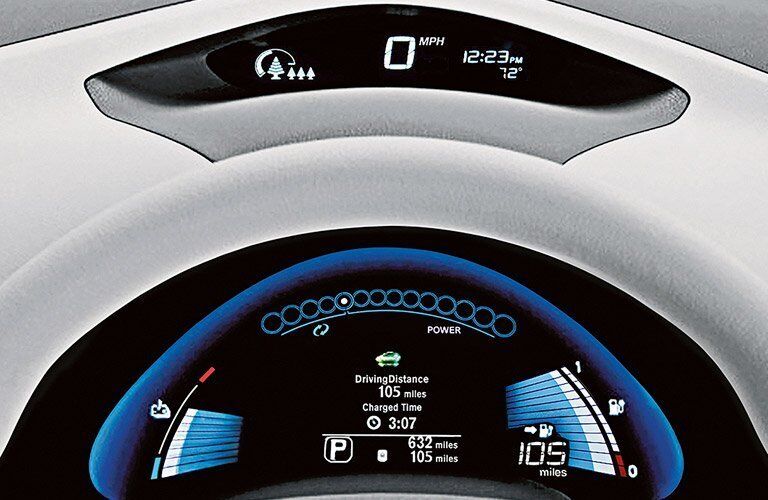 How far can the Nissan Leaf drive on one charge?