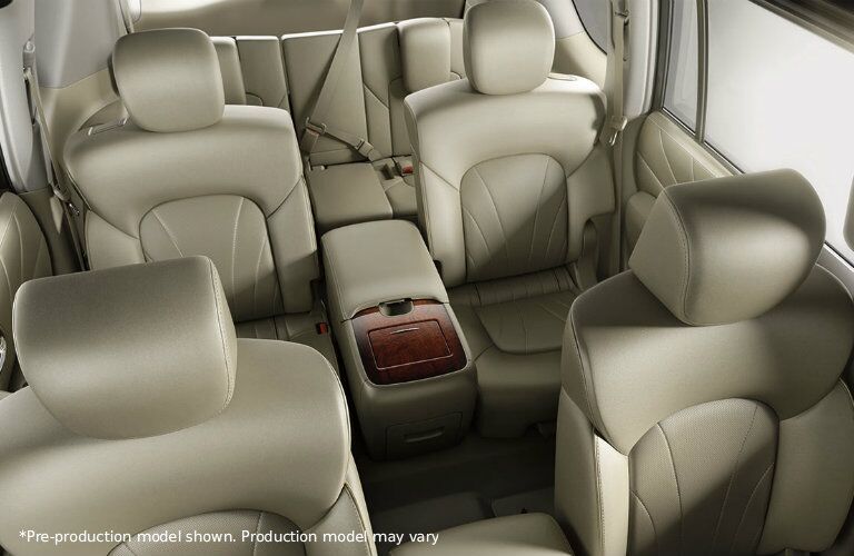 2017 Nissan Armada Interior in Cream